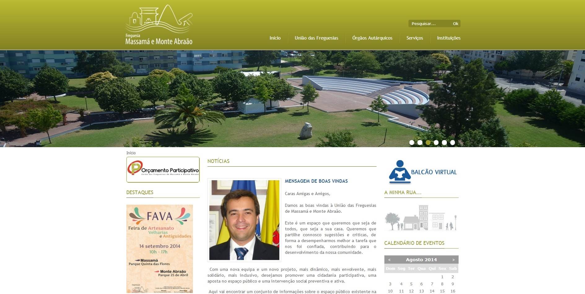 União Freguesias Massamá e Monte Abraão tem nova página na Internet