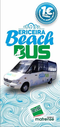 Ericeira Beach Bus prestes a arrancar